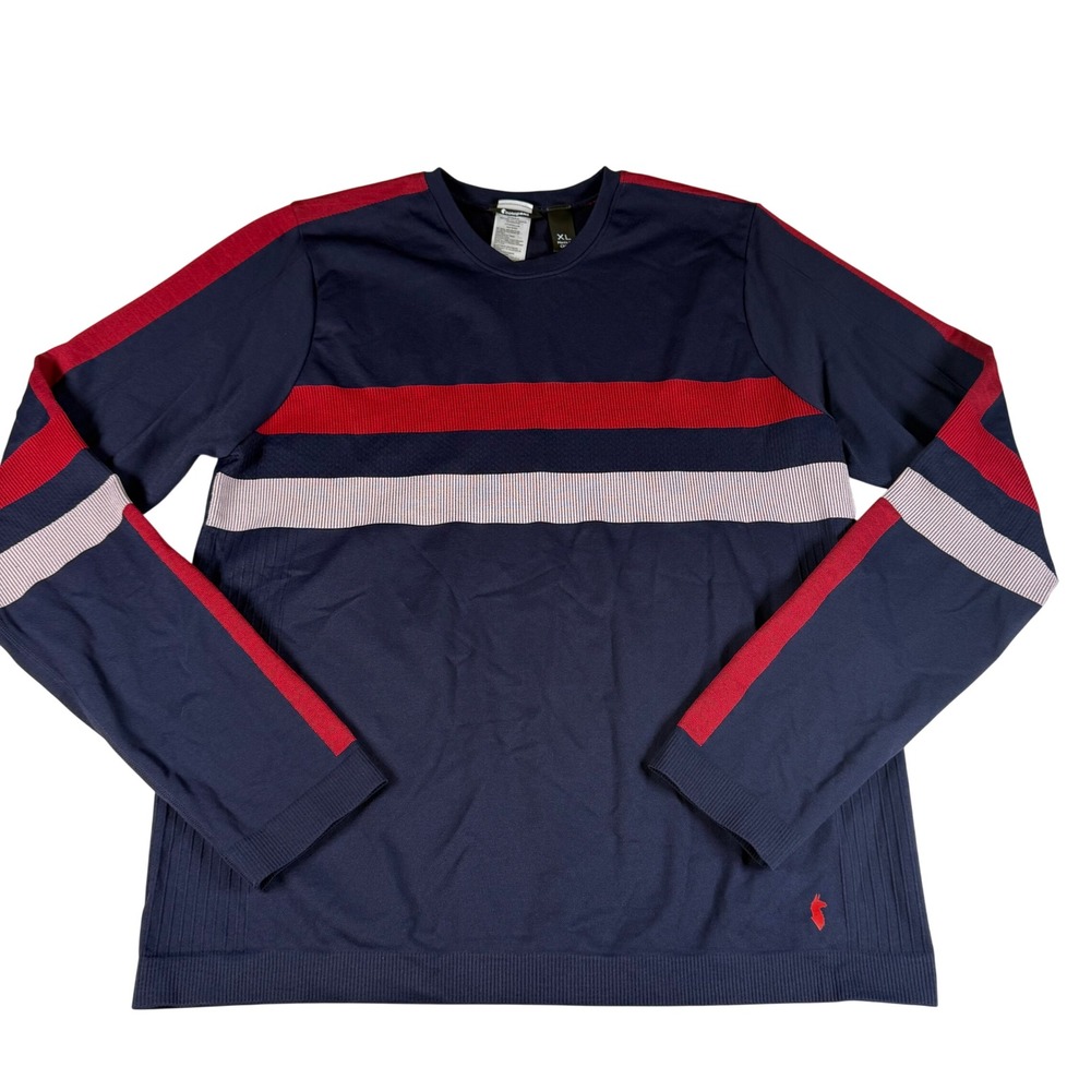 Cotopaxi Denali Ink Stripe‎ Seamless Base Layer Womens XL Navy XL Hiking Nature